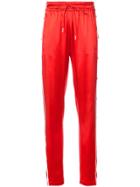 Monse Side Snap Joggers - Red