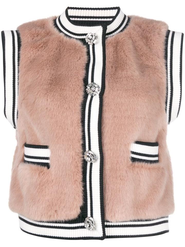Dolce & Gabbana Cropped Gilet - Pink