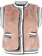 Dolce & Gabbana Cropped Gilet - Pink