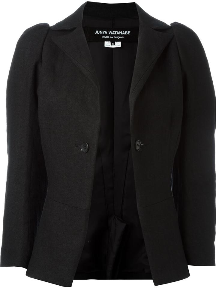 Junya Watanabe Comme Des Garçons Panelled Sleeve Open Blazer