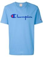 Champion Embroidered Logo T-shirt - Blue