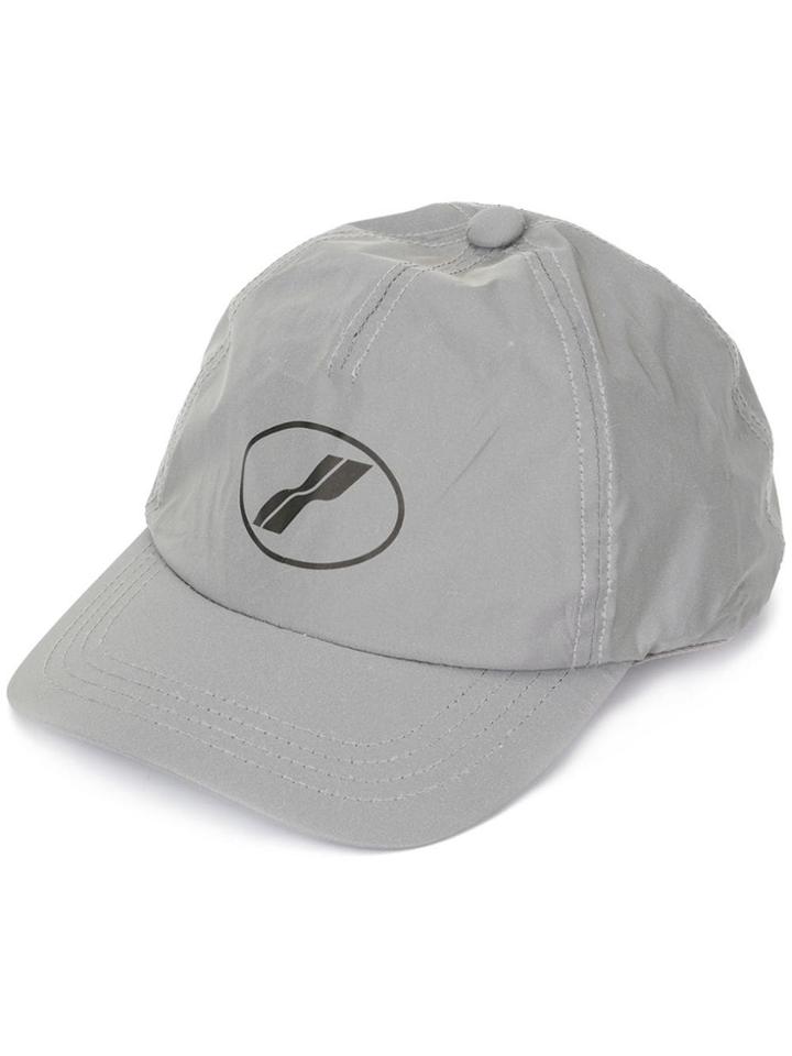 We11done Embroidered Baseball Cap - Grey