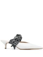 Gia Couture Bandana Pumps - White