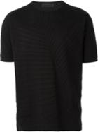Diesel Black Gold Leaf Motif T-shirt, Men's, Size: S, Cotton