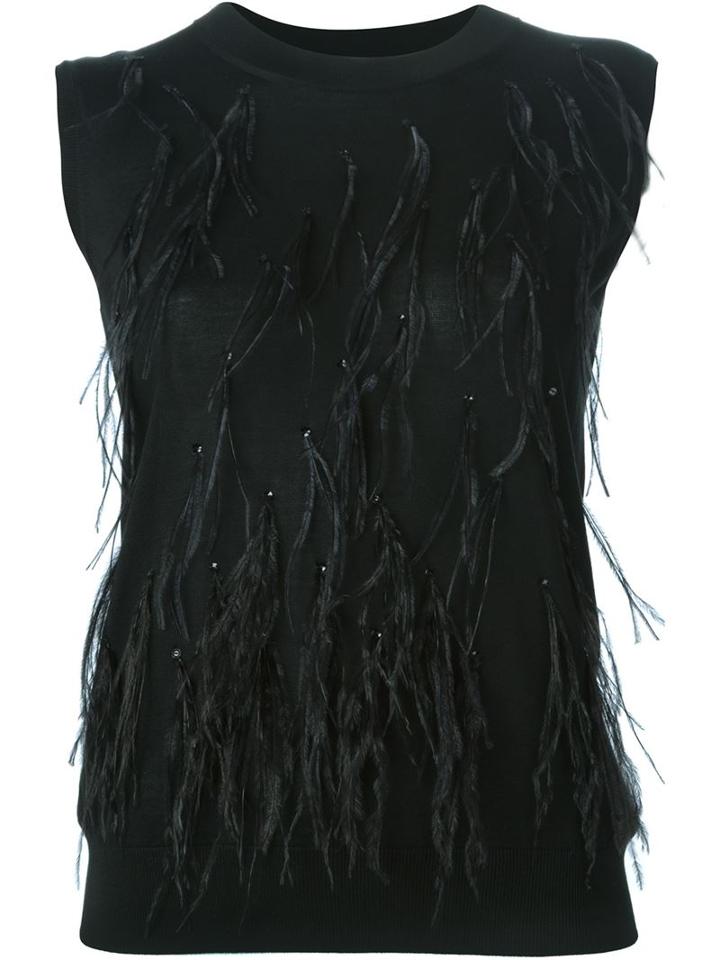 Lanvin Feathered Top