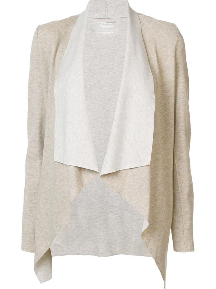 Majestic Filatures Open Cardigan, Women's, Size: 3, Nude/neutrals, Cotton/merino