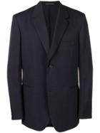 Yohji Yamamoto Single Breasted Blazer - Blue
