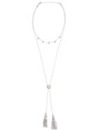 Marchesa Notte Beaded Rope Necklace - Grey