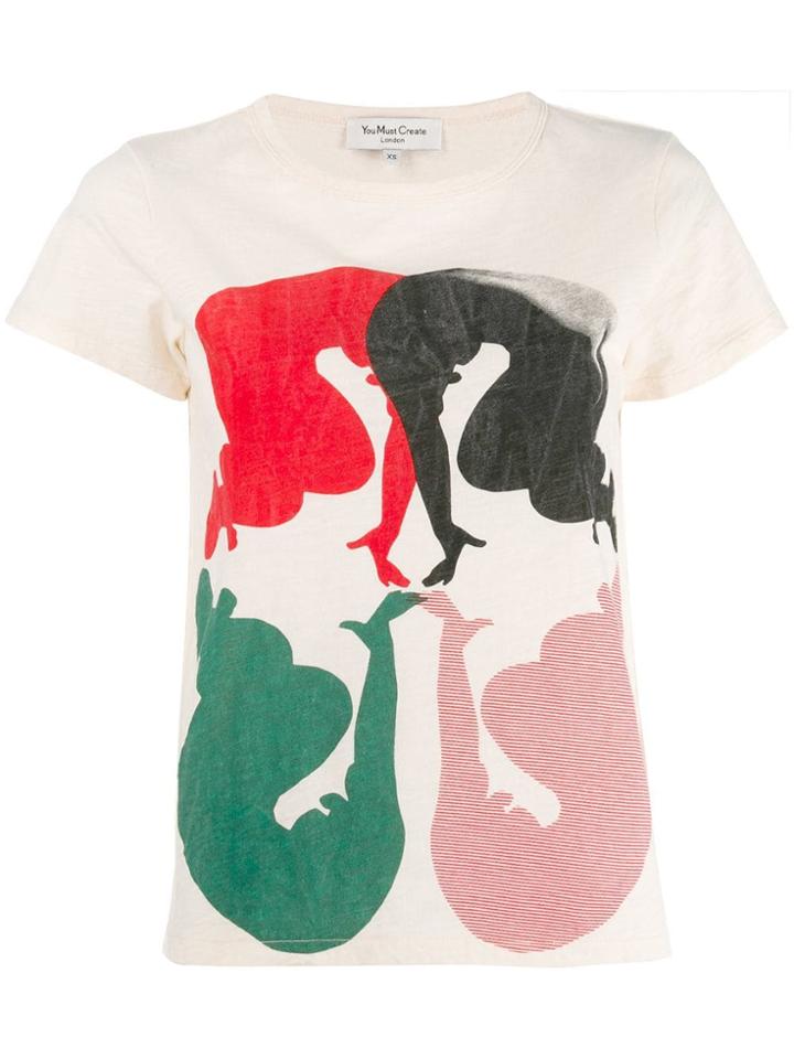Ymc Printed T-shirt - Neutrals