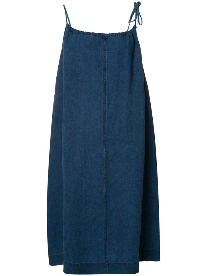 Sea Spaghetti Strap Tent Dress, Women's, Size: 6, Blue, Cotton