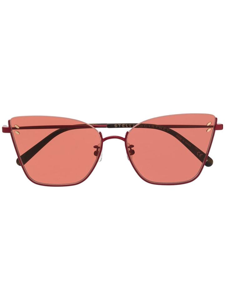 Stella Mccartney Eyewear Cat Eye Sunglasses - Red