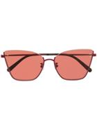 Stella Mccartney Eyewear Cat Eye Sunglasses - Red