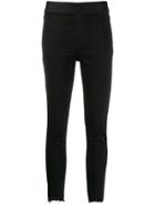 J Brand Cropped Distressed Denim Leggings - Black