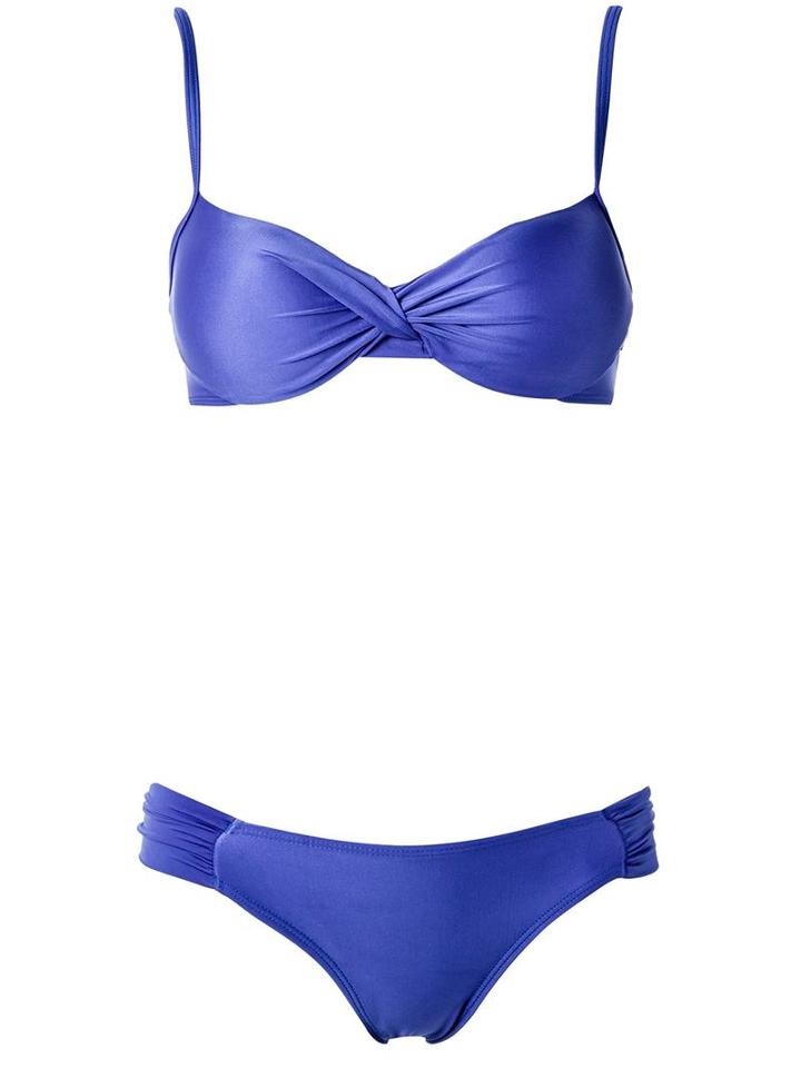 Lygia & Nanny Push Up Bikini Set, Women's, Size: 42, Blue, Polyimide/spandex/elastane