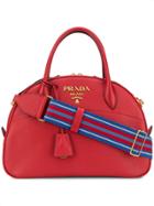 Prada Daino Shoulder Bag - Red