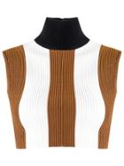 Haight Sleeveless Knit Top - Brown