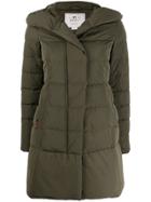 Woolrich Hooded Padded Parka - Green