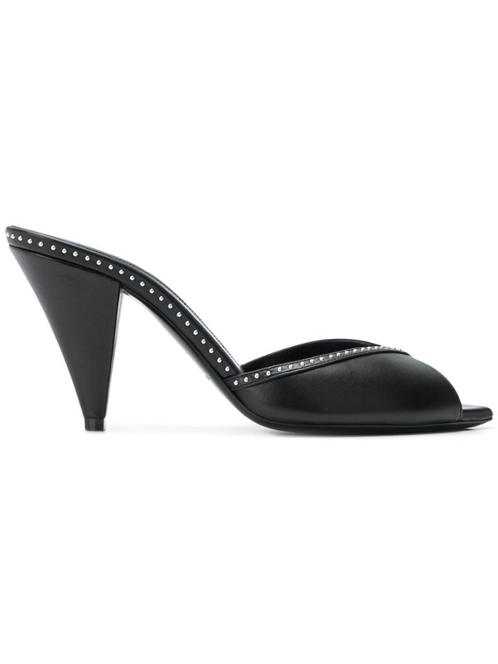 Saint Laurent Era Sandals - Black