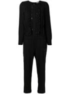 P.a.r.o.s.h. Lace And Frill Jumpsuit - Black
