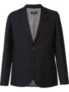A.p.c. Patch Pocket Blazer, Men's, Size: Medium, Black, Linen/flax/cotton