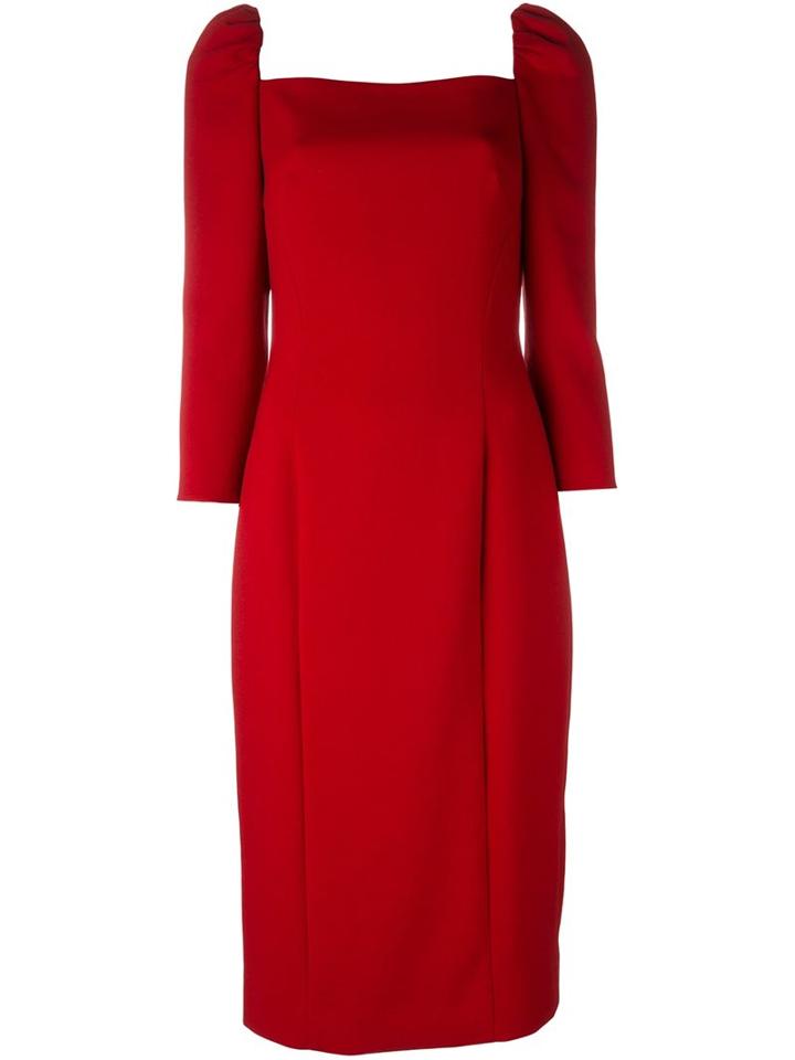 Dolce & Gabbana Puff Shoulder Dress