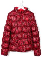 Kenzo Kids 'love' Puffer Jacket, Girl's, Size: 16 Yrs, Red