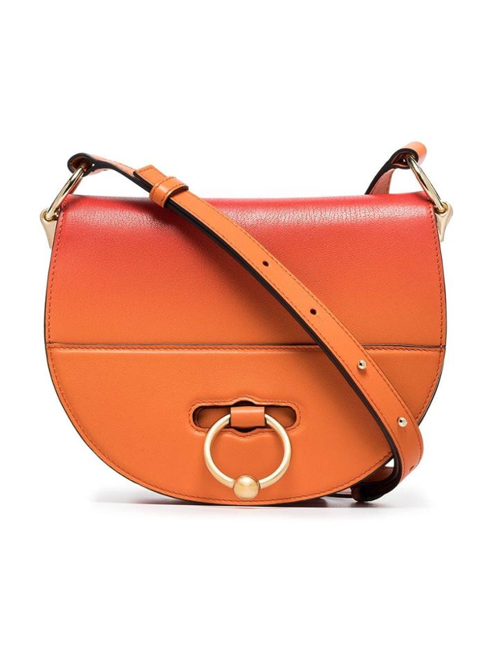 Jw Anderson Orange Latch Goatskin Cross-body Bag - Yellow & Orange