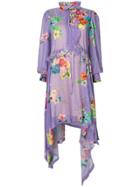 Preen By Thornton Bregazzi Alisa Floral Dress - Pink & Purple