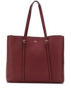 Polo Ralph Lauren Logo Stamp Tote - Red