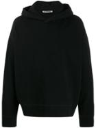 Jil Sander Loose-fit Plain Hoodie - Black