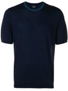 Ps By Paul Smith Shortsleeved Sweater - Blue