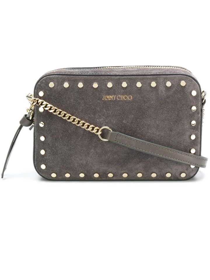 Jimmy Choo Quinn Mini Crossbody Bag - Grey