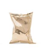 Anya Hindmarch Crisp Packet Clutch Bag - Gold