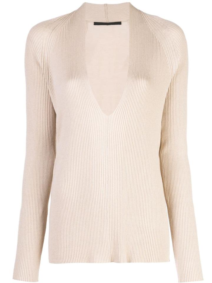 Haider Ackermann V-neck Jumper - Brown