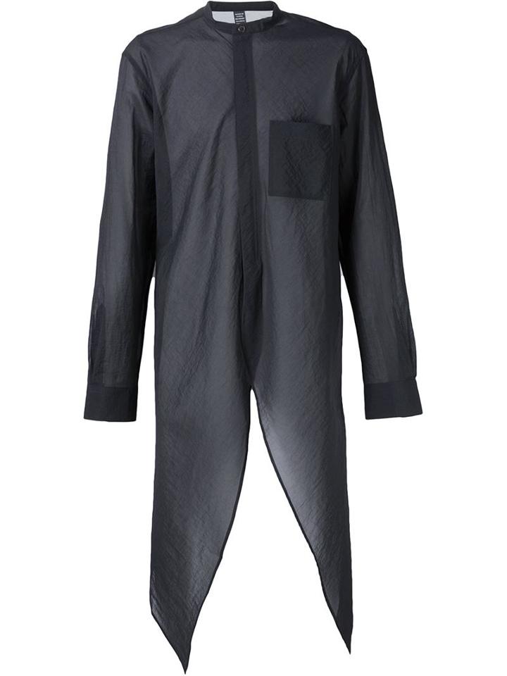 Y-3 Sheer Long Line Shirt