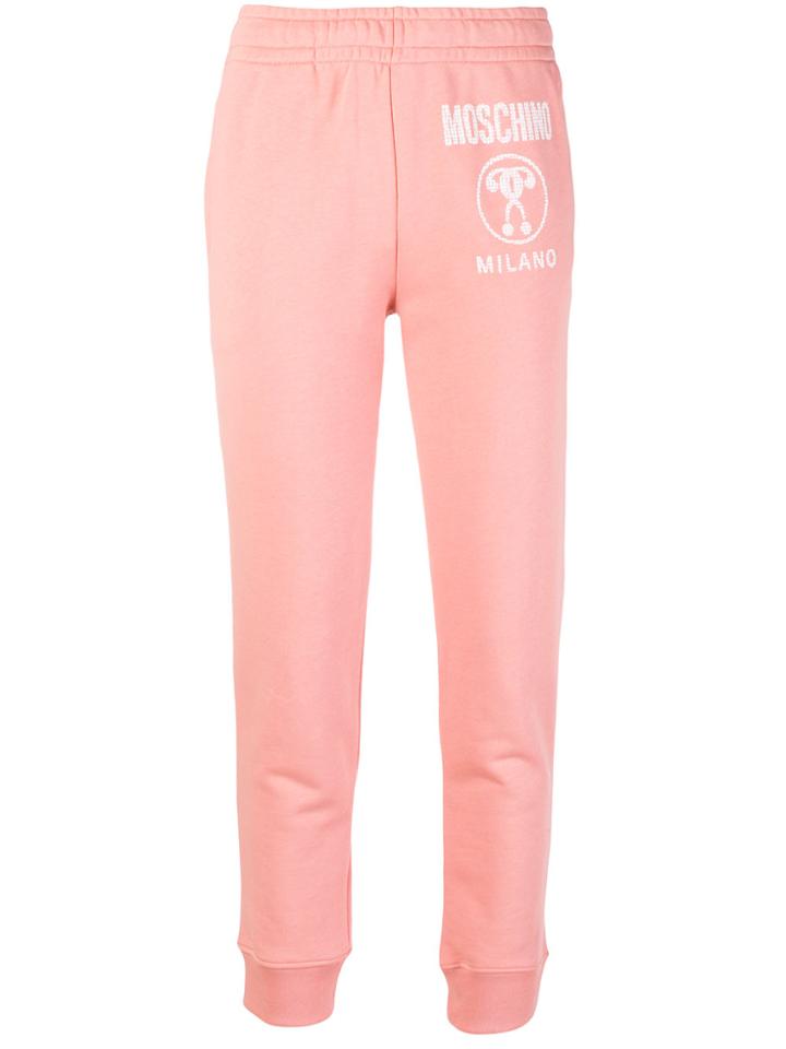 Moschino Milano Track Pants - Pink & Purple