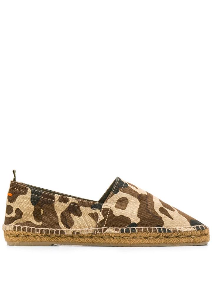 Castañer Pablo Camouflage Print Espadrilles - Neutrals