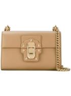 Dolce & Gabbana - Lucia Shoulder Bag - Women - Calf Leather - One Size, Nude/neutrals, Calf Leather