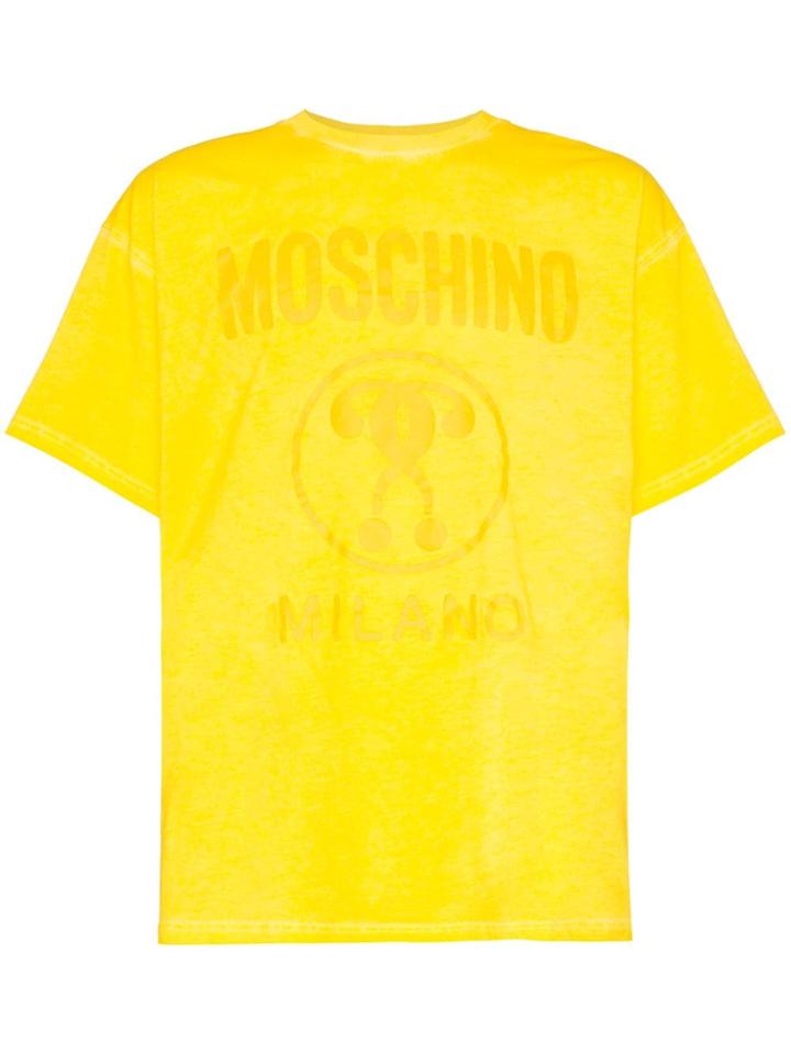 Moschino Mosch Ovr Dye Tee Yel - Yellow