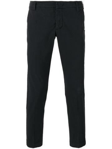 Entre Amis Slim Fit Trousers, Men's, Size: 36, Blue, Cotton/spandex/elastane