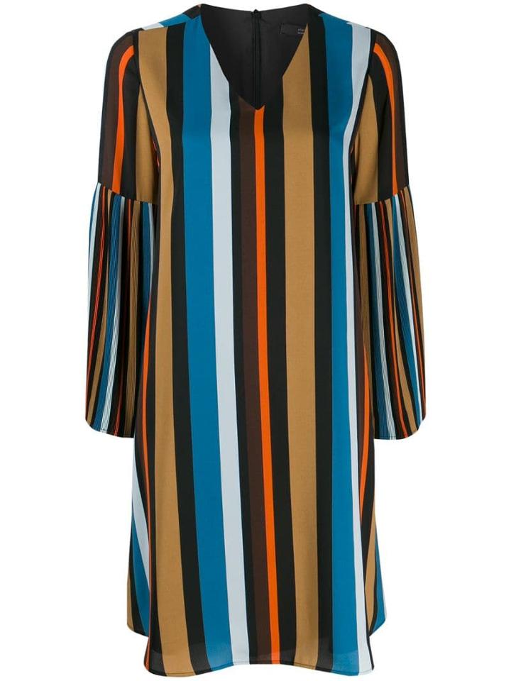 Steffen Schraut Striped Midi Dress - Blue