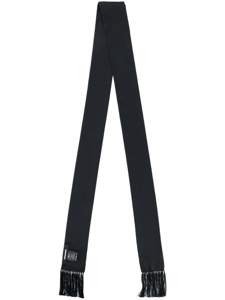 Dsquared2 Fringed Scarf - Black