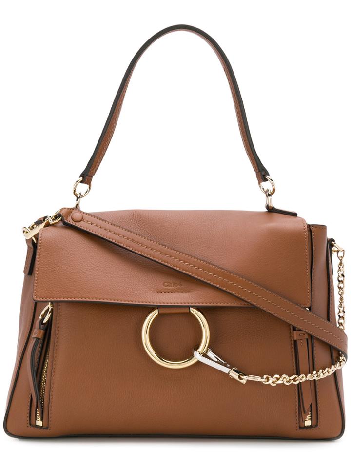 Chloé Faye Day Shoulder Bag - Brown
