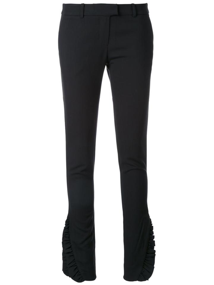 Thomas Wylde Ruffled Trousers - Black