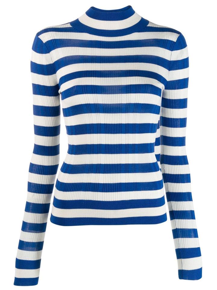 Christian Wijnants Turtle Neck Top - Blue