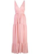 Lemlem Taytu Maxi Sun Dress - Pink