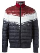 Just Cavalli Colour Block Padded Jacket, Men's, Size: 52, Black, Polyester