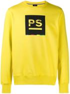 Ps Paul Smith Printed Logo Sweatshirt - Yellow