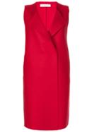 Harris Wharf London Long Waistcoat - Red