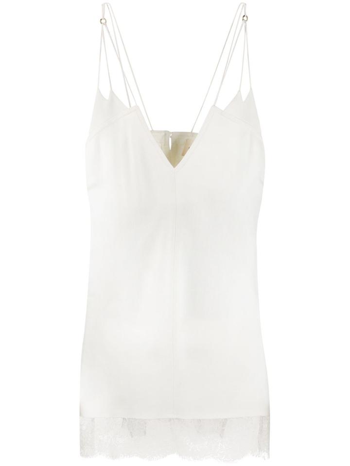 Khaite Elenora Satin Camisole - White